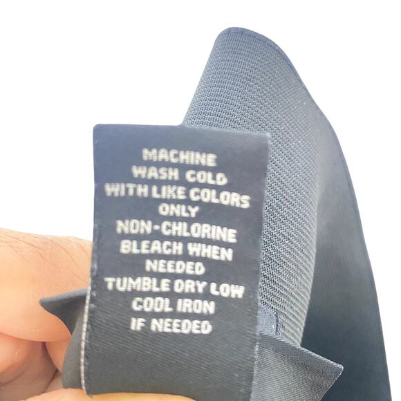 Lane Bryant "The Allie" Navy Floral Wide Leg Four Pocket Pants Size 28 - Picture 10 of 10